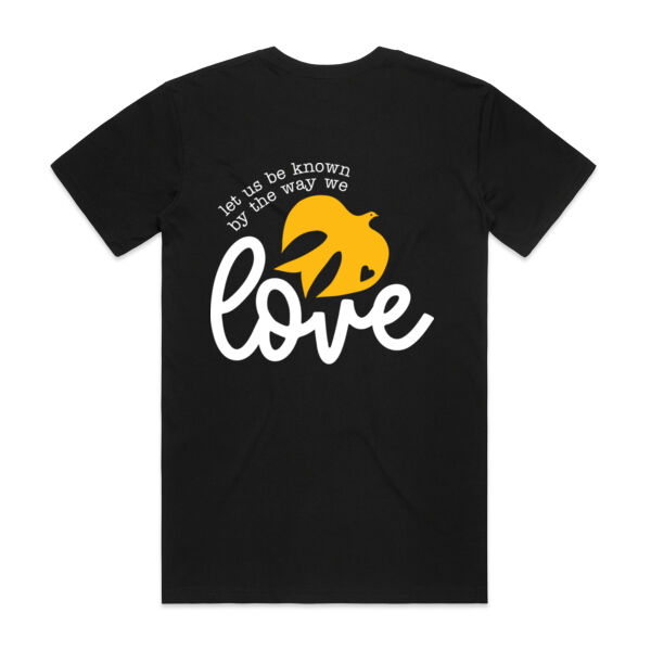 Let us be known by the way we love (mens organic tee) Thumbnail